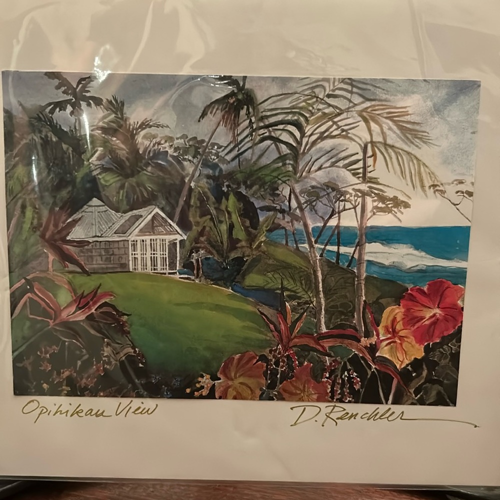 Fine Art Reproduction Opihikau View by Diane Renchler.